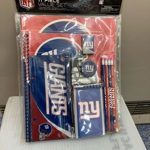 NWT vintage New York Giants 11 piece stationary set